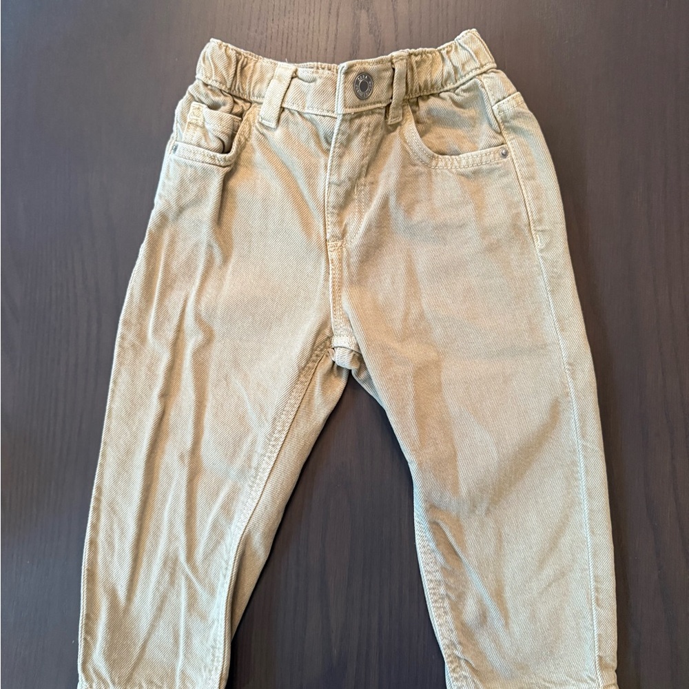 Zara Toddler Boys Casual Tan Trousers